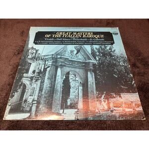 Great Masters Of The Italian Baroque Vivaldi Vinyl, LP Everest